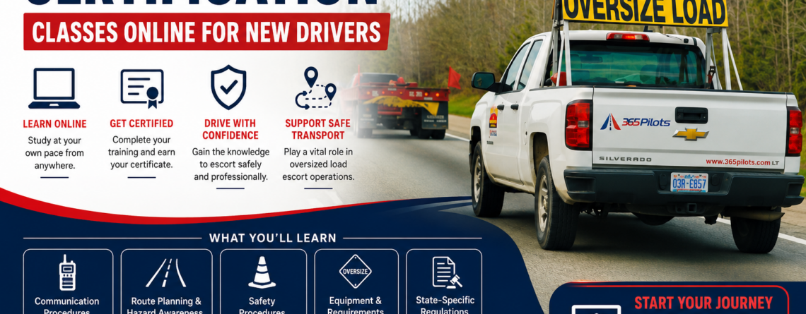 365Pilots | Best Pilot Car Certification Classes Online for New Drivers